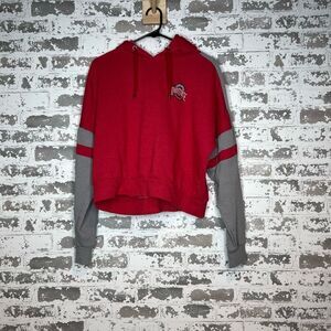 Colosseum ohio state buckeyes cropped hoodie